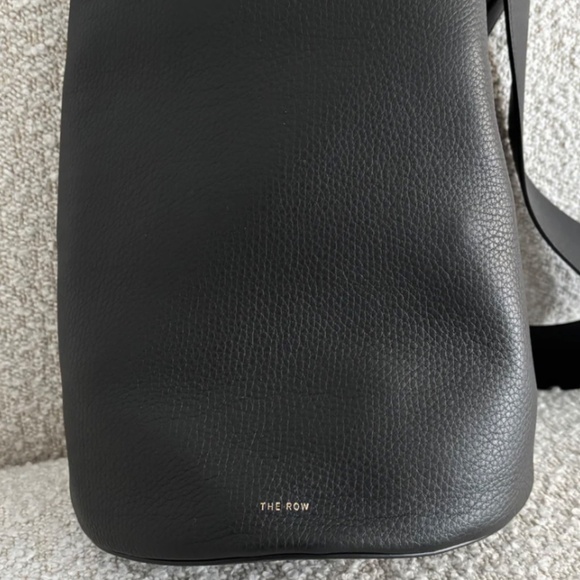 Authentic The Row Miguel Black Leather Backpack - Picture 15 of 16